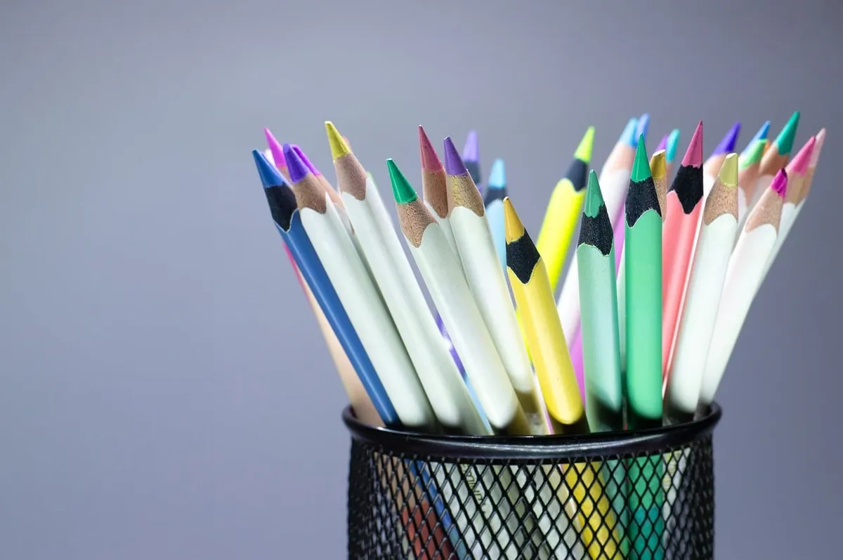 art, school, education, creative, colorful, colour, pencil, creativity, tool, wood, crafts, artistic, imagination, artist, creation, draw, objects, sketch, red,