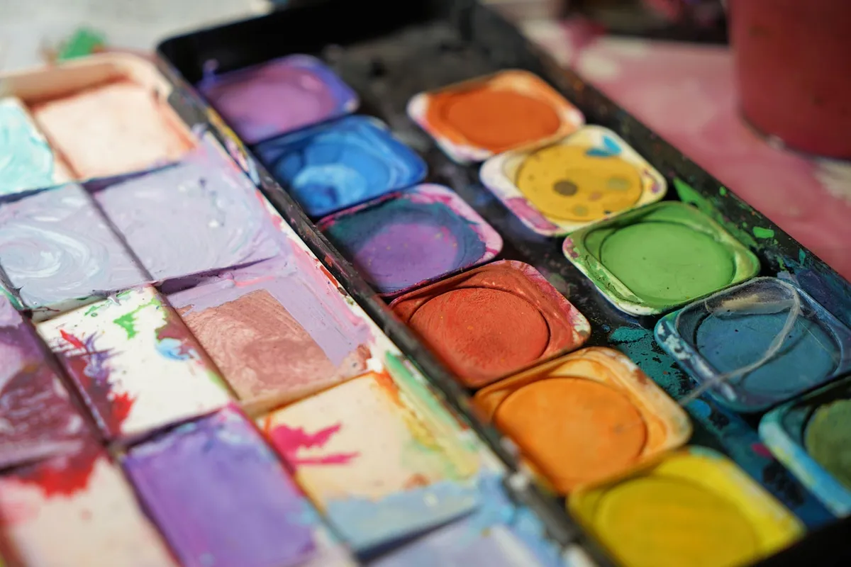 to dye, watercolor, colour, color palette, watercolor painting, colorful, artist, creative, art, painting, school, paint box, watercolor, watercolor, artist, ar